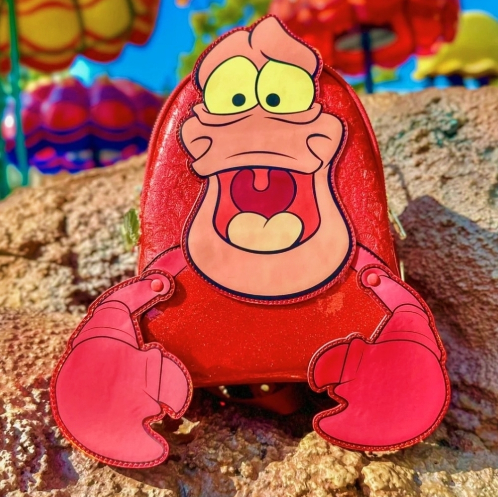 🦀🪸NWT Little Mermaid Sebastain Loungefly🪸🦀 (RARE)